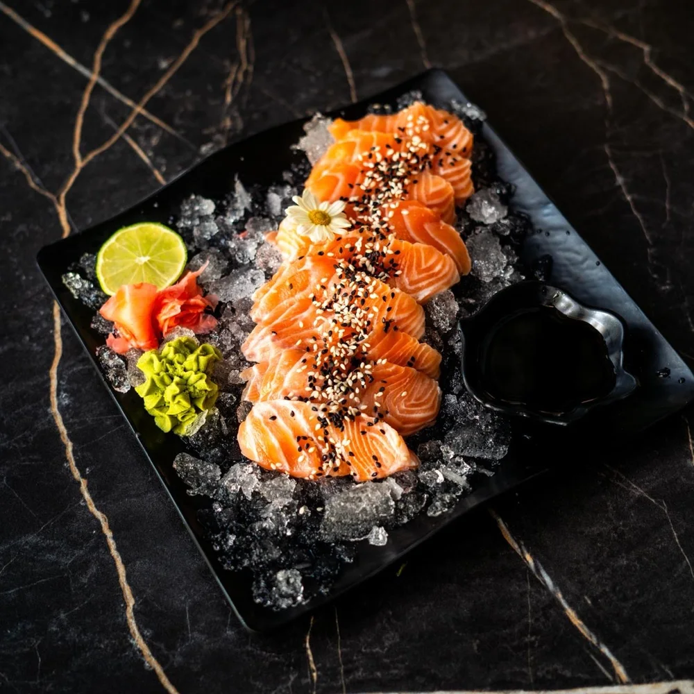 Losos sashimi